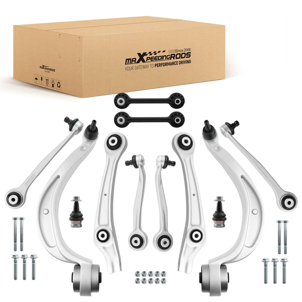 Neu 12X VORDERER OBERER UNTERER QUERLENKER LHRH kompatibel für AUDI A4 AVANT 8K A5 8T 8F Q5 8R