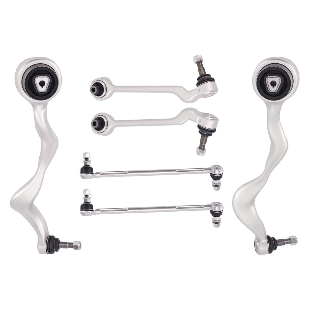 Neu 6PCS QUERLENKER SATZ + 2PCS CV-ACHSENBAUGRUPPE VORDERE kompatibel für BMW 328I 335I E91 E92