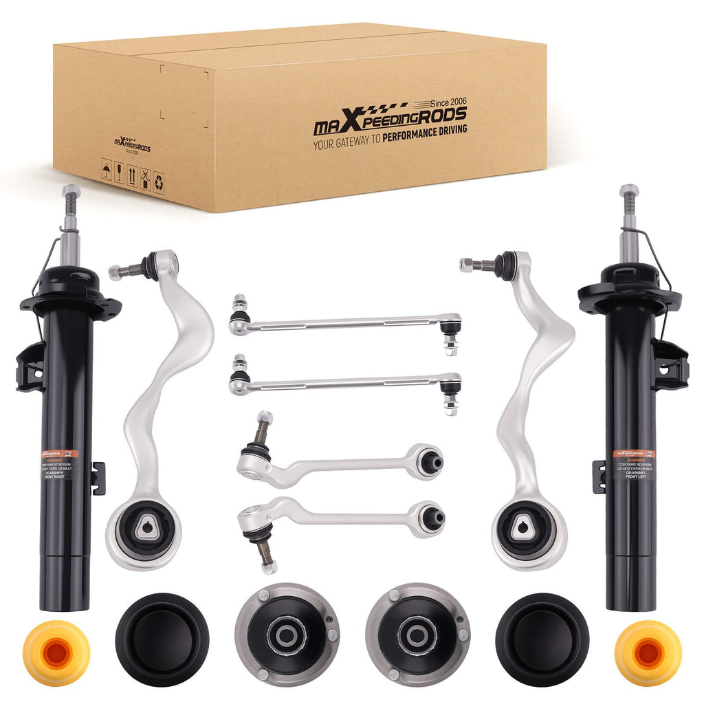 Neu 6X QUERLENKER SATZ + 2X STOSSDÄMPFER VORNE L+R kompatibel für BMW 323I 325I 328I330I 335I