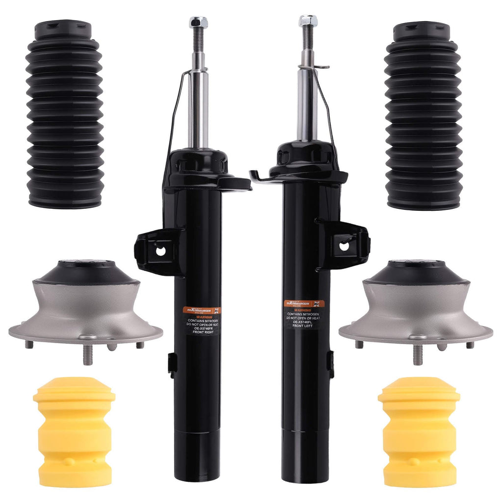 Neu 6X QUERLENKER SATZ + 2X STOSSDÄMPFER VORNE LHRH kompatibel für BMW 128I 135I 2008-2013