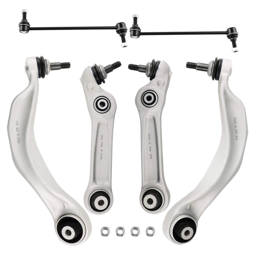 Neu 6 STÜCK UNTERER QUERLENKER VORNE kompatibel für BMW 5-SERIES F10 F11 F07 F18 10-17 6-SERIES