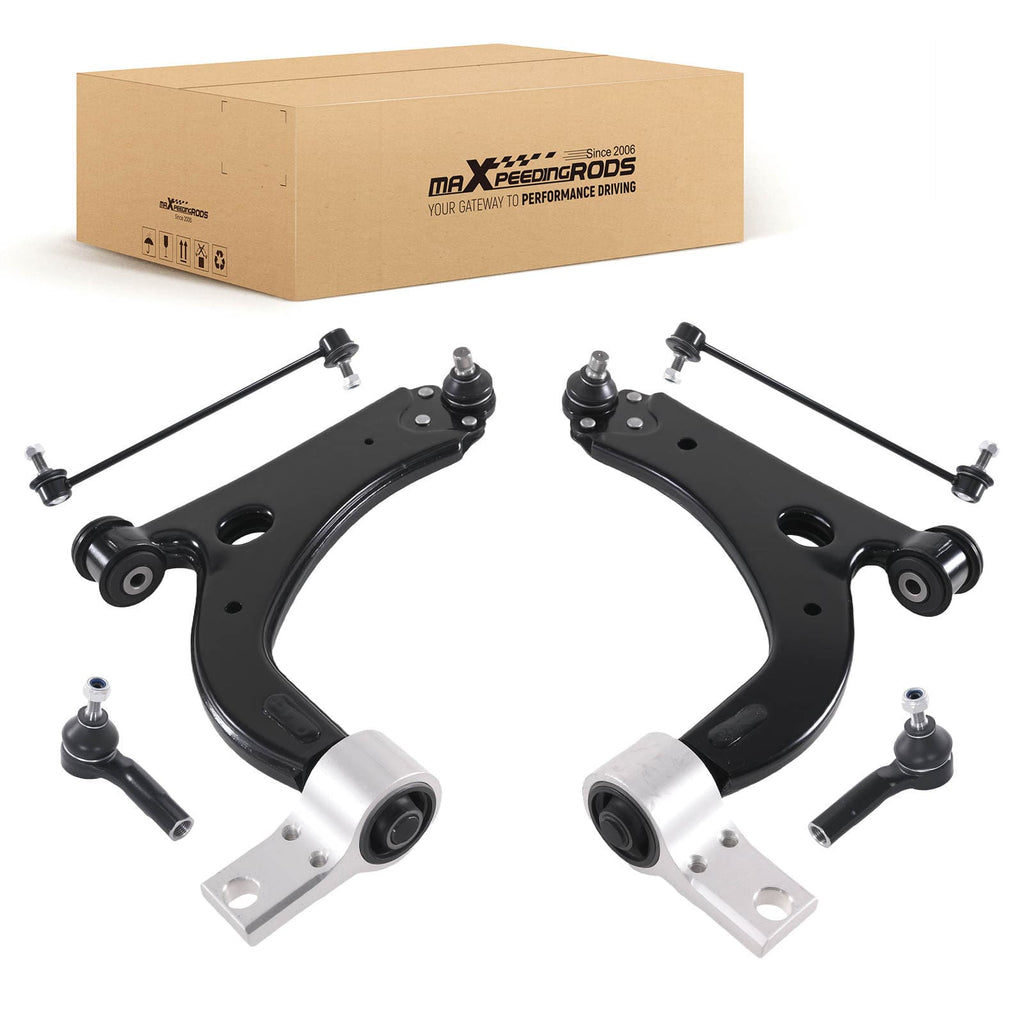 Neu 6PC QUERLENKER VORNE LINKSRECHTS kompatibel für FORD FIESTA V JD JH FUSION JU kompatibel für MAZDA 2 DY