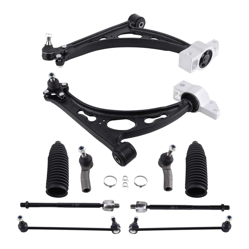 Neu QUERLENKER SATZ VORNE HINTEN LH+RH kompatibel für AUDI A3 8P kompatibel für VW GOLF 5 6 kompatibel für SKODA OCTAVIA kompatibel für SEAT