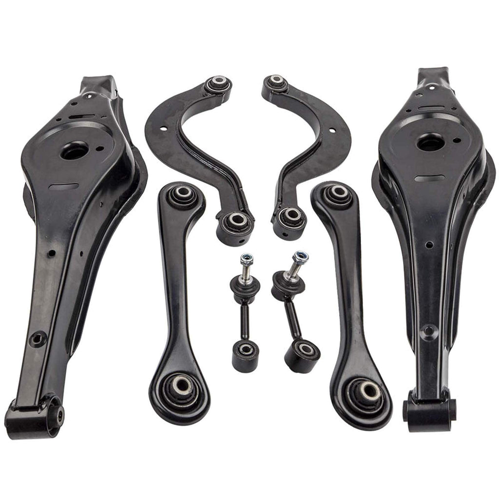 Neu QUERLENKER SATZ + STOSSDÄMPFER HINTEN kompatibel für AUDI A3 kompatibel für VW GOLF 5 6 PASSAT TOURAN EOS