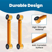 Laden Sie das Bild in den Galerie-Viewer, Neu 2PCS OBERER QUERLENKER HINTEN + SPURSTANGE VORNE kompatibel für JEEP WRANGLER TJ 1997-2006