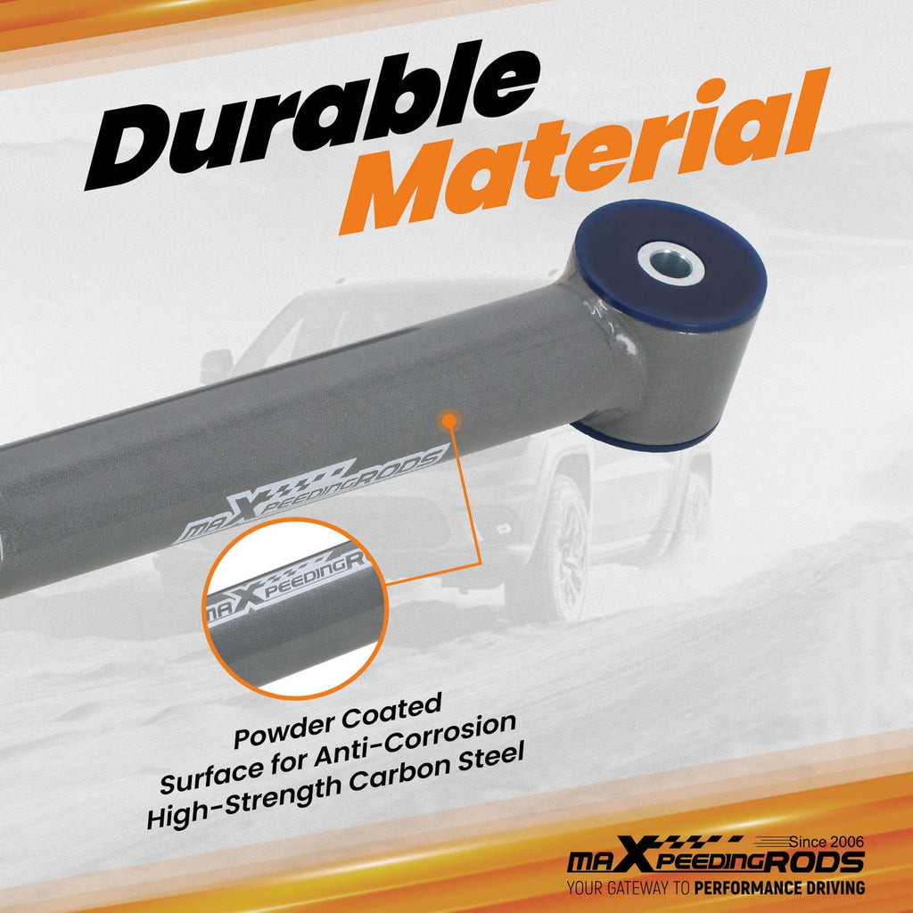 Neu OBERER QUERLENKER HINTEN + VORDERE PANHARDSTANGE kompatibel für JEEP WRANGLER TJ 1997-2006