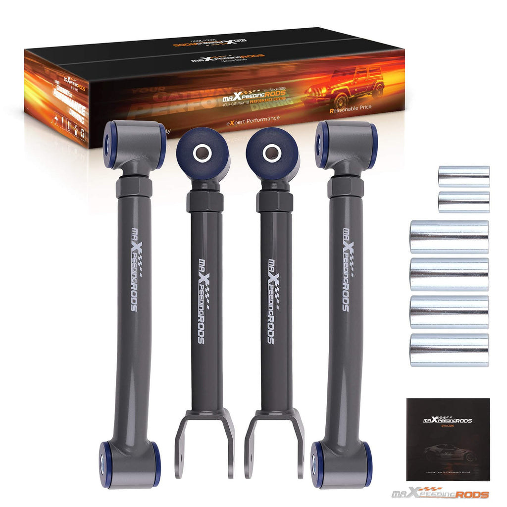 Neu 4X VORDERE VERSTELLBARE QUERLENKER L+R kompatibel für JEEP TJ CHEROKEE XJ GRAND CHEROKEE ZJ