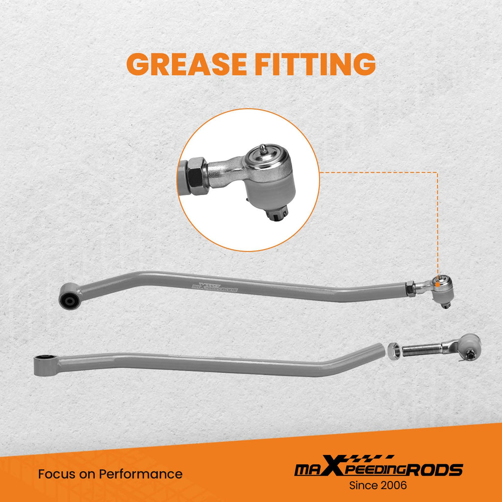 Neu FRONT ADJUSTABLE CONTROL ARMS + TRACK BAR kompatibel für JEEP WRANGLER TJ GRAND CHEROKEE XJ