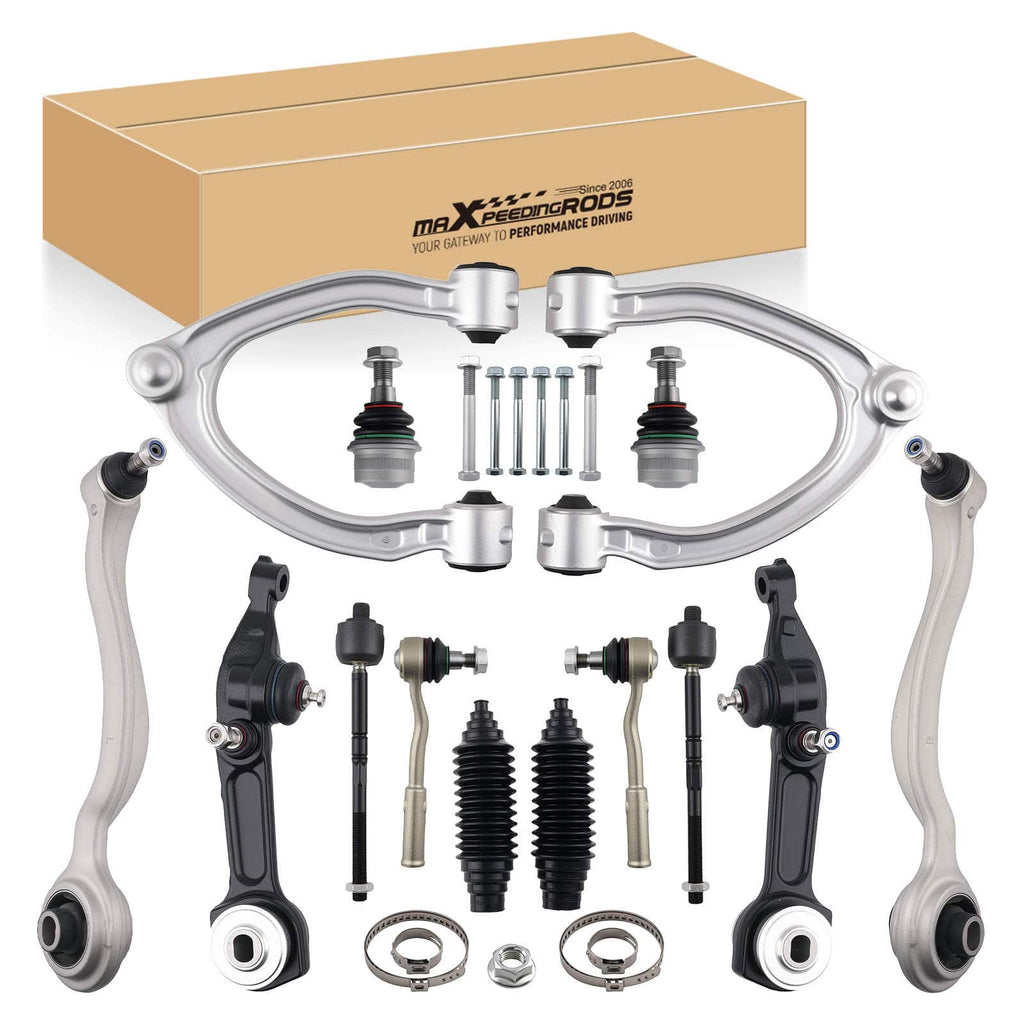 Neu 14PCS QUERLENKER SATZ VORNE OBERE UNTERE LH+RH kompatibel für MERCEDES-BENZ W220 W221 W222