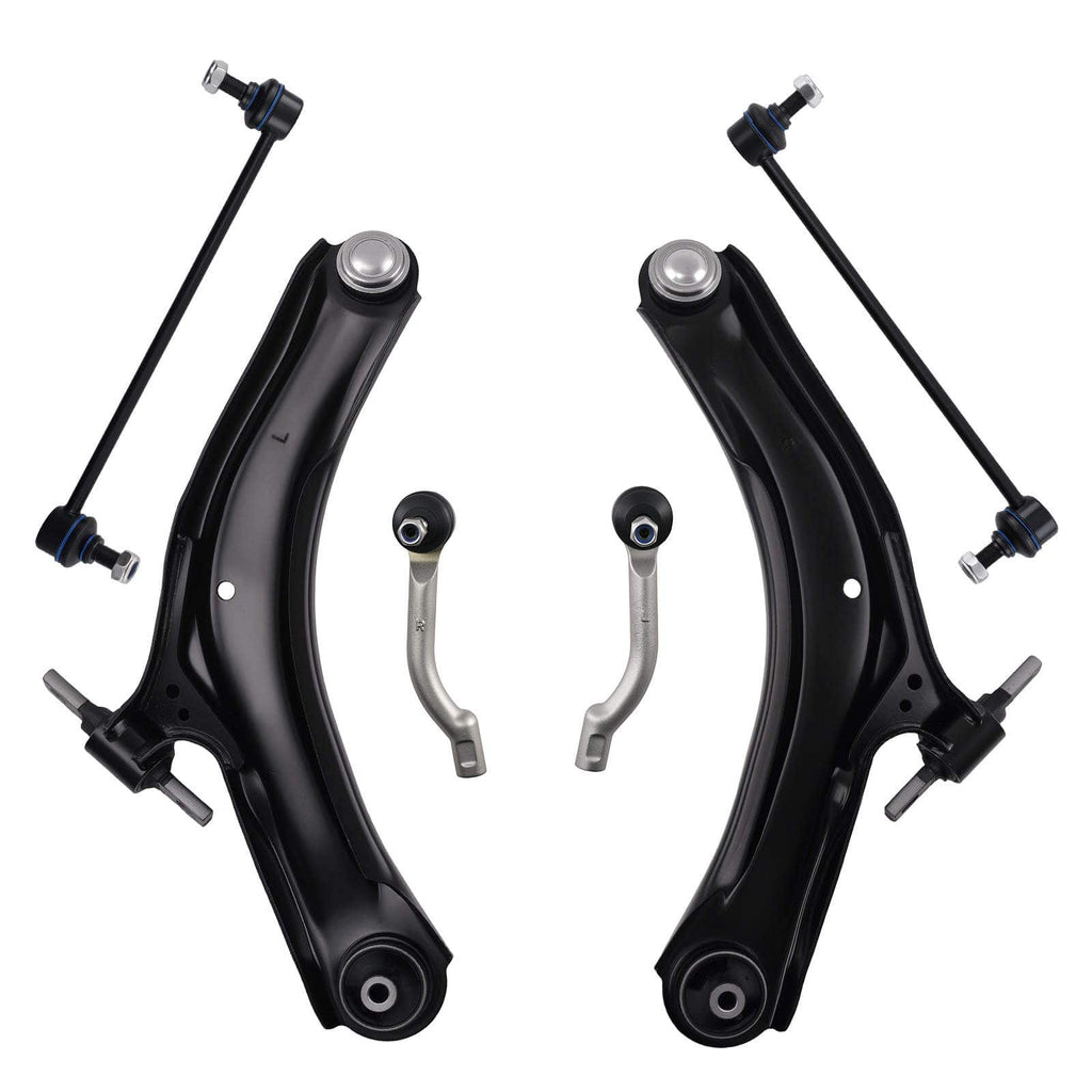 Neu 2 QUERLENKER 2 KOPPELSTANGE 2 SPURSTANGE VORDERACHSE FORNISSAN QASHQAI +2 J10