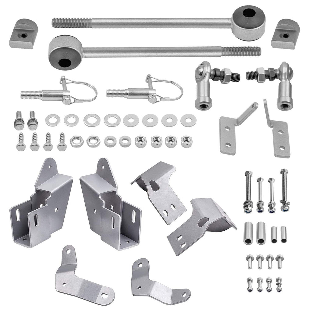 Neu Vorne Trennbare Querlenker + Querlenkerhalterungen kompatibel für Jeep Cherokee XJ 84-01