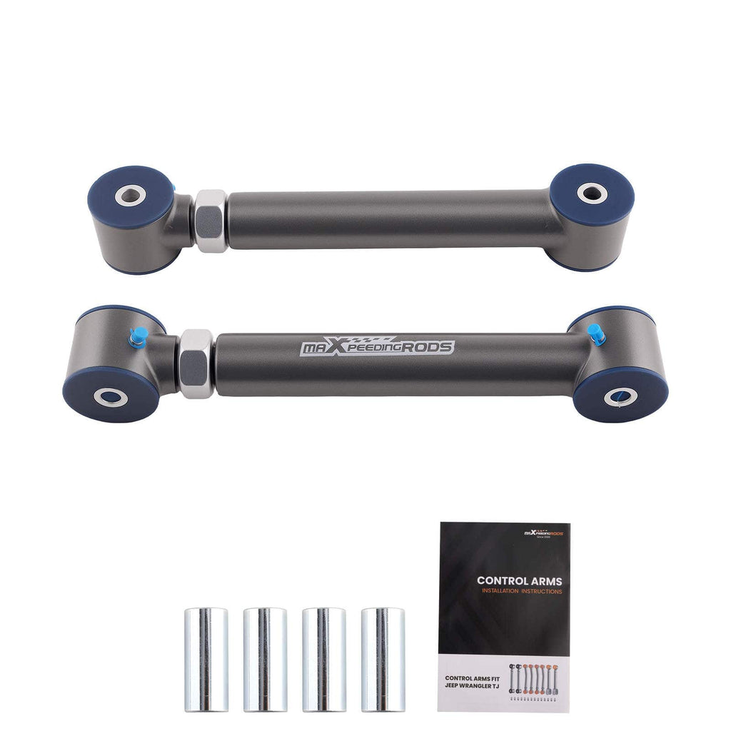 Neu 4 STÜCK VERSTELLBARE QUERLENKER HINTEN kompatibel für JEEP WRANGLER TJ GRAND CHEROKEE ZJ