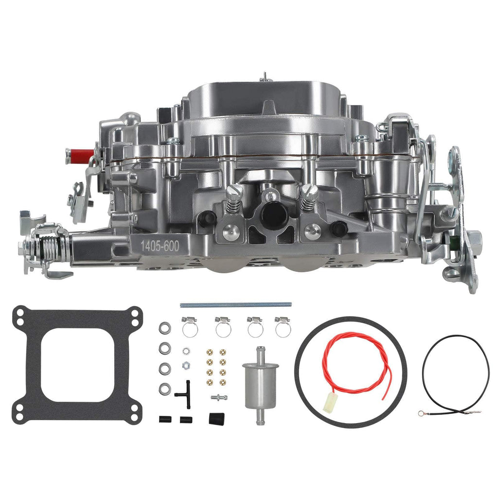 Neu 4 Barrel Carburetor Vergaser 1405 Carb 600cfm Manual Choke 600 CFM w/ Gasket