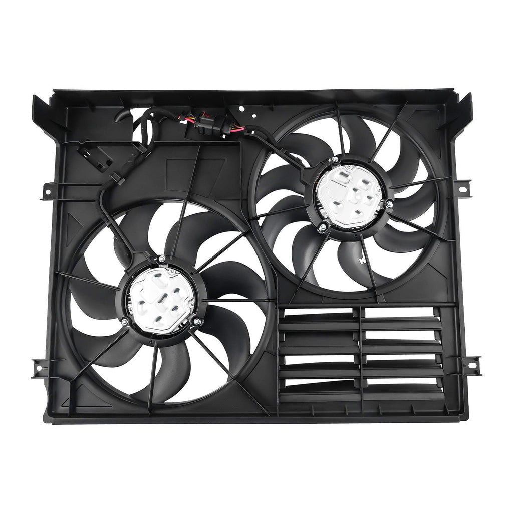 Neu Kühlerlüfter 240W 4-Pin kompatibel für VW Sharan 2.0 TFSI 2010-2015 7N0121207A 7740148