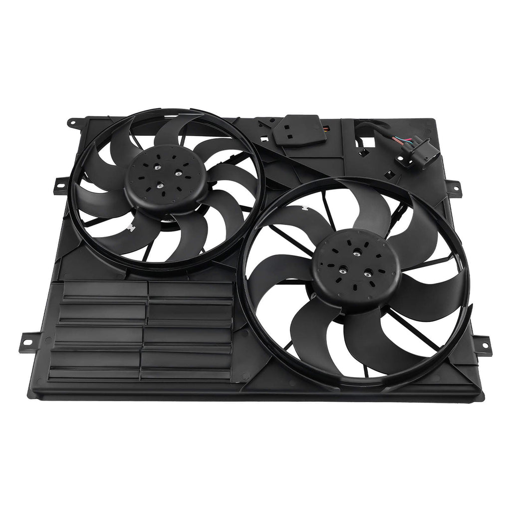 Neu Kühlerlüfter 240W 4-Pin kompatibel für VW Sharan 2.0 TFSI 2010-2015 7N0121207A 7740148