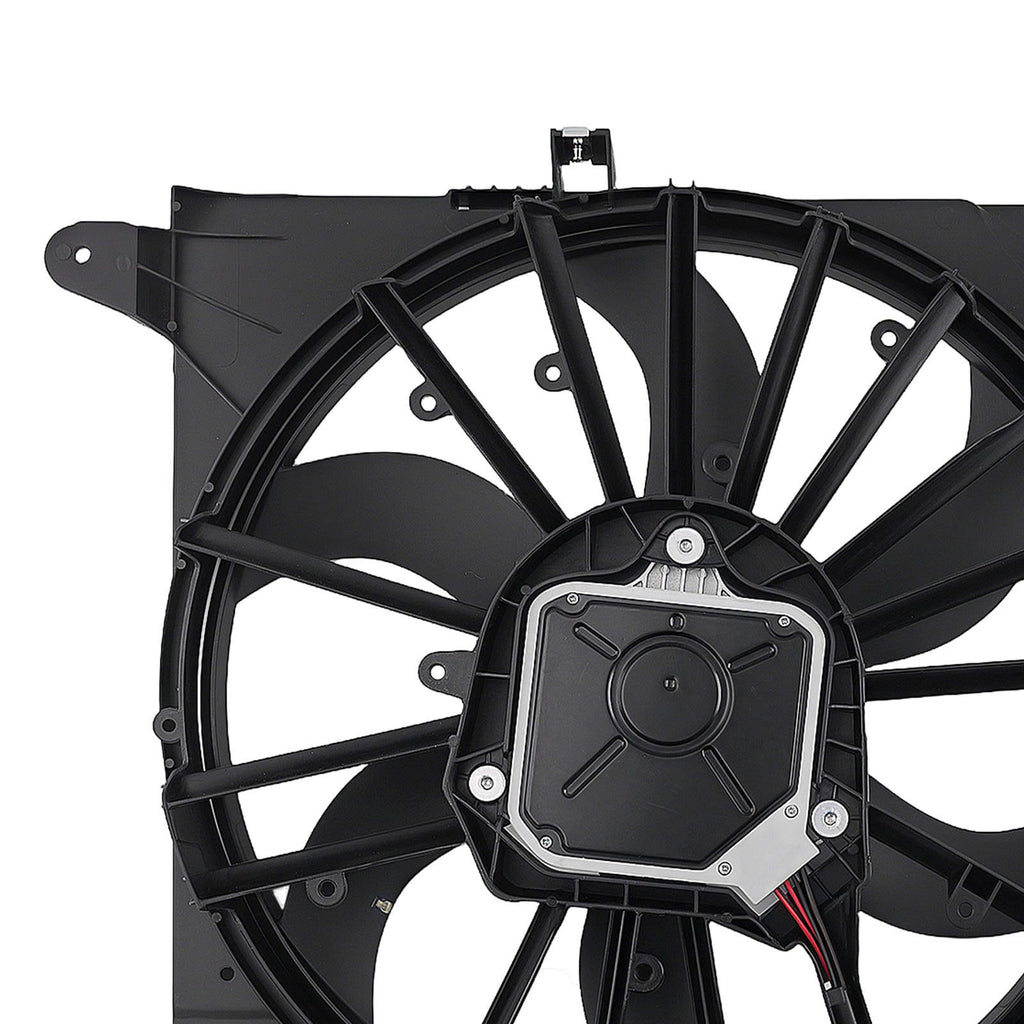 Neu Kühlerlüfter Baugruppe kompatibel für Jaguar XJ 2010-2019 C2D52869 410W 4 Pins