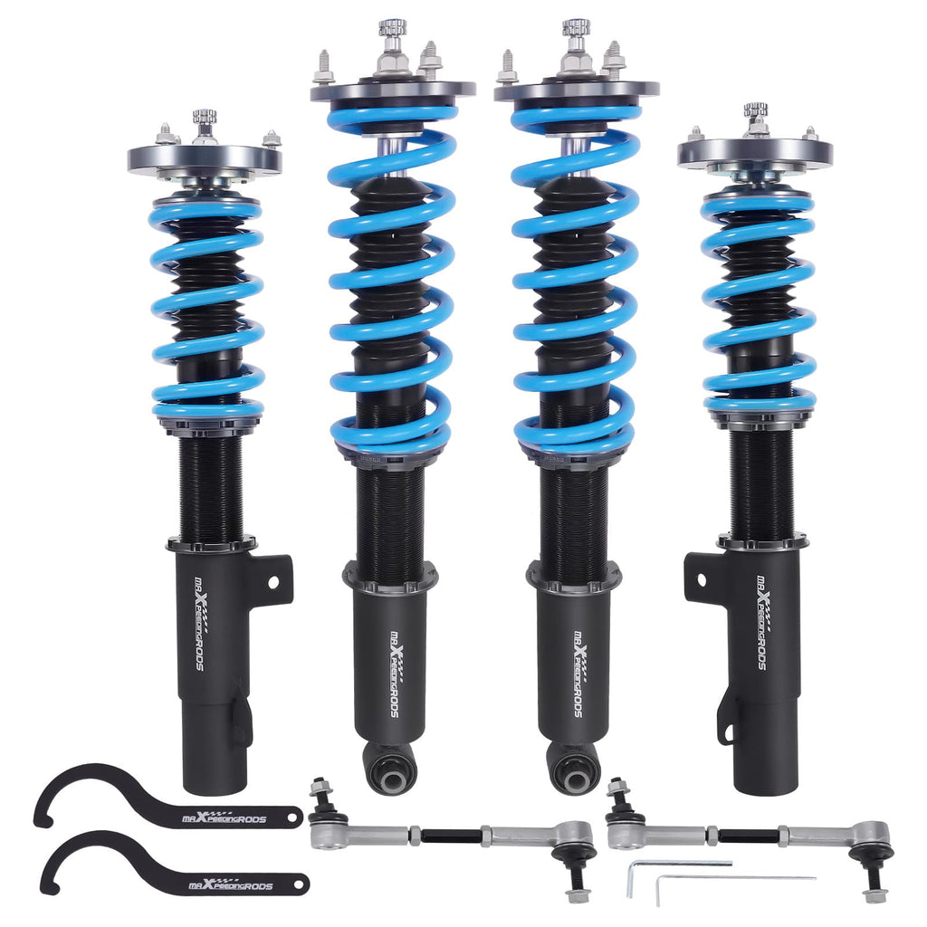 Neu Gewindefahrwerk kompatibel für BMW 7er E38 1995-2001 Höhenverstellbar 24-Fach