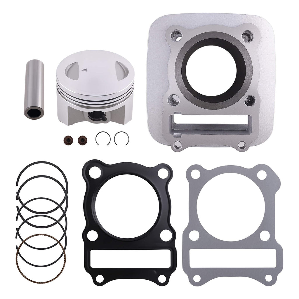 Neu Zylinder Kolben Kit 62mm kompatibel für Suzuki DR 125 GN 125 GS 125 kompatibel für Kreidler Enduro 125 4T
