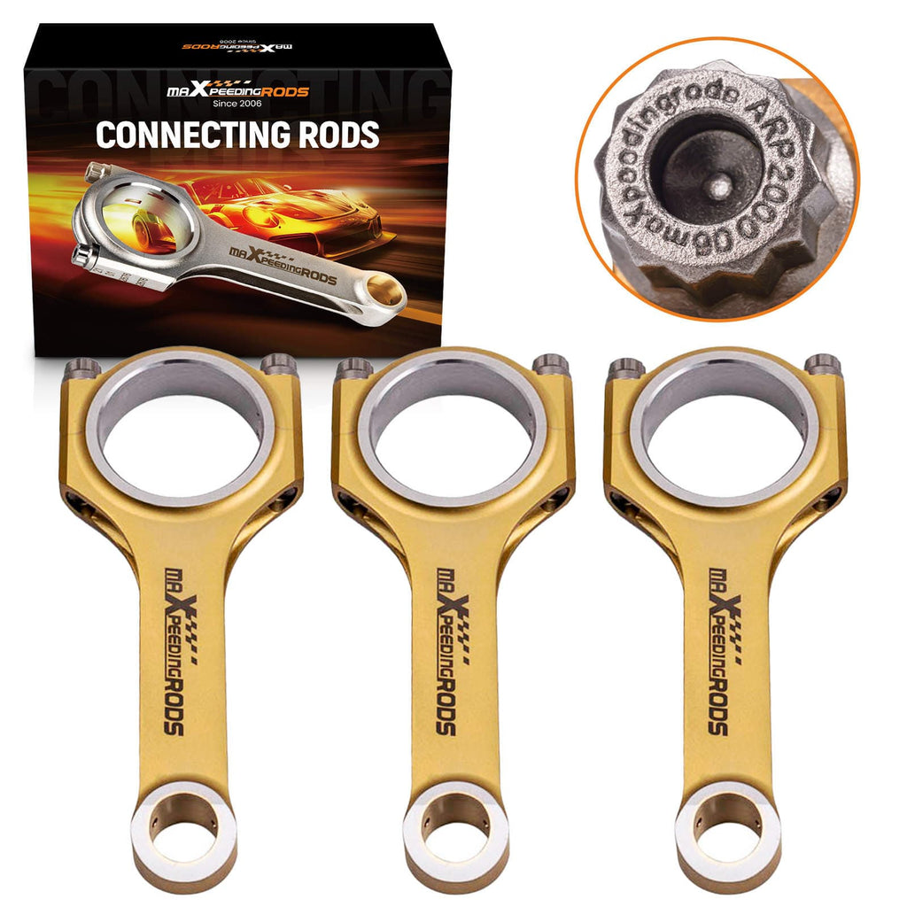 Neu 3x Titanizing Pleuel Connecting Rods kompatibel für BMW B38A15M0 1.5T 3 cylinder 5.835