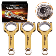 Laden Sie das Bild in den Galerie-Viewer, Neu 3x Titanizing Pleuel Connecting Rods kompatibel für BMW B38A15M0 1.5T 3 cylinder 5.835