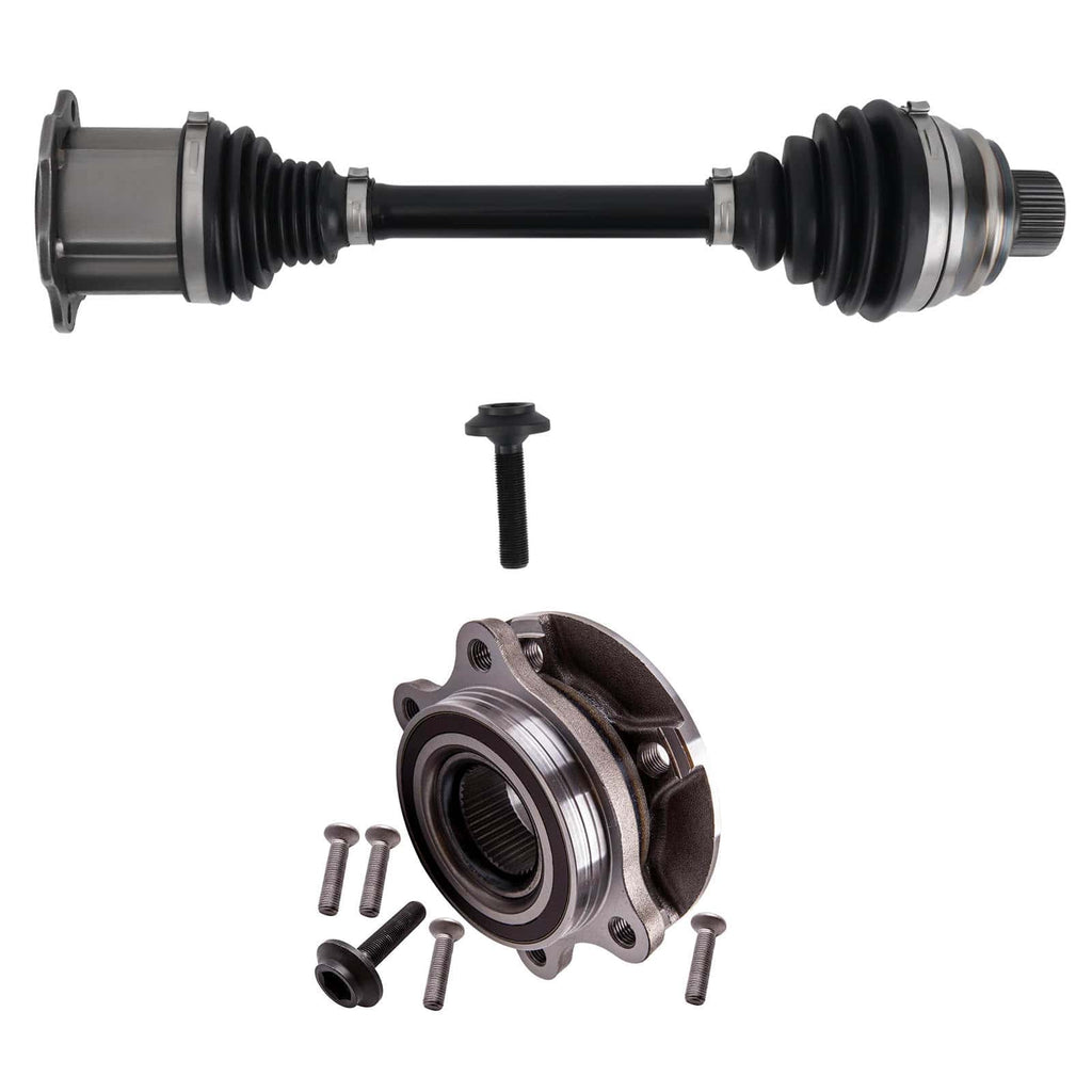 Neu Antriebswelle Radlagersatz Radlager mit Radnabe vorne L/R kompatibel für Audi A6 A7 A8 Q5