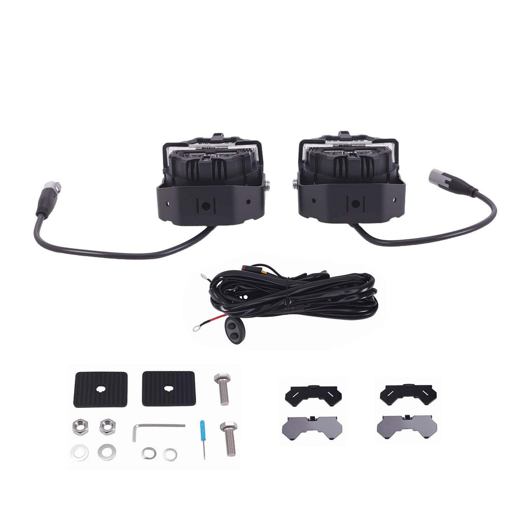 Neu 3.5 LED Arbeitsscheinwerfer 270° Abstrahlwinkel 19200LM For Universal ATV IP68
