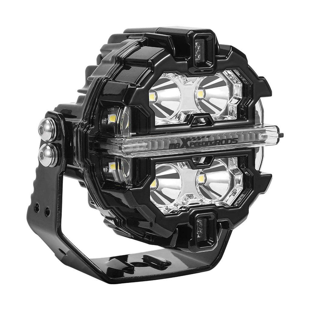 Neu 3.5 LED Zusatzscheinwerfer For Auto LKW 270° Fernlicht DRL 19200LM IP68 Weiß