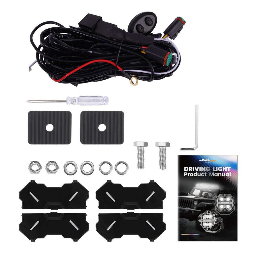 Neu LED Fernlicht 3.5" 19200LM Doppelseitenlicht For Off Road ATV Crosshair Serie