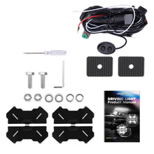 Laden Sie das Bild in den Galerie-Viewer, Neu Squar LED Pods Driving Lights DRL RGB Light mit Amber &amp; Kompatibel Für White 160W FOR Off Road