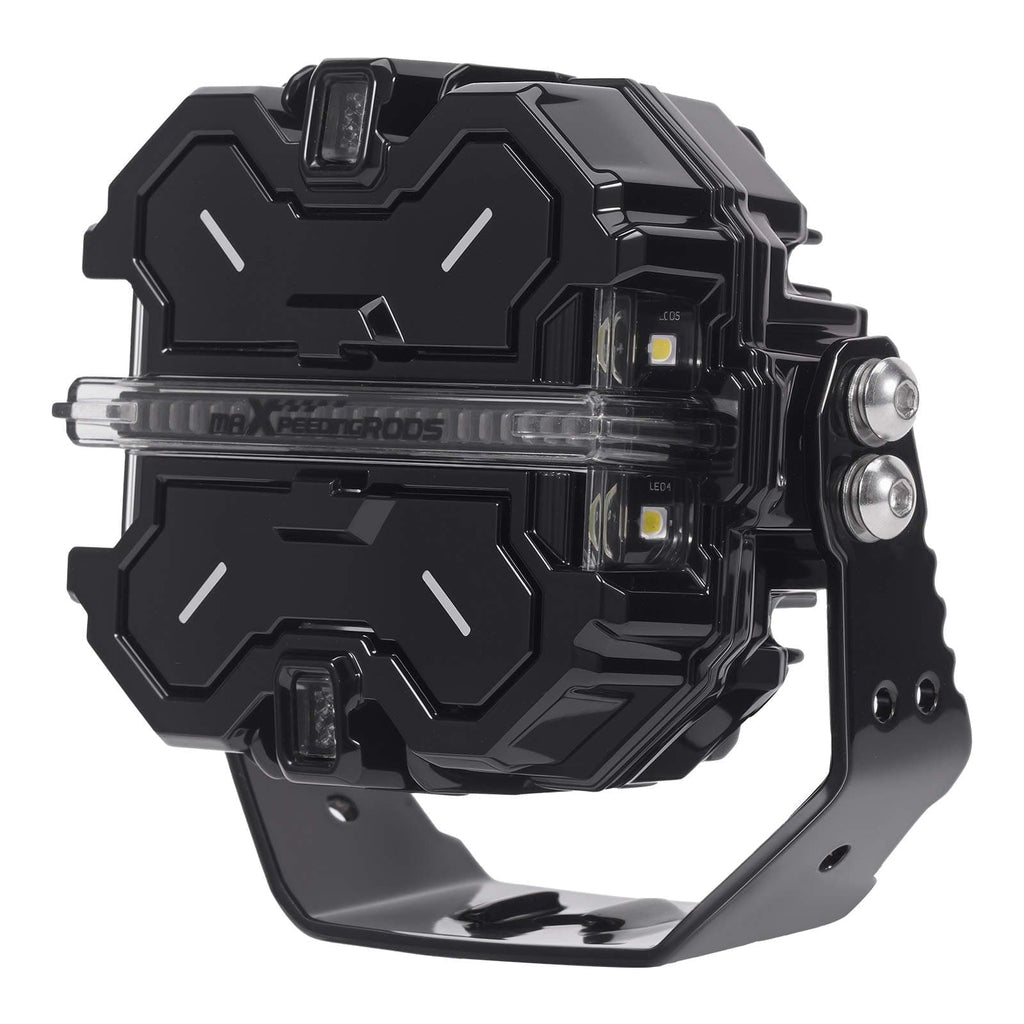 Neu Zusatzscheinwerfer LED 19200LM 3.5 DRL Amber Weiß For Traktor LKW Bagger IP68