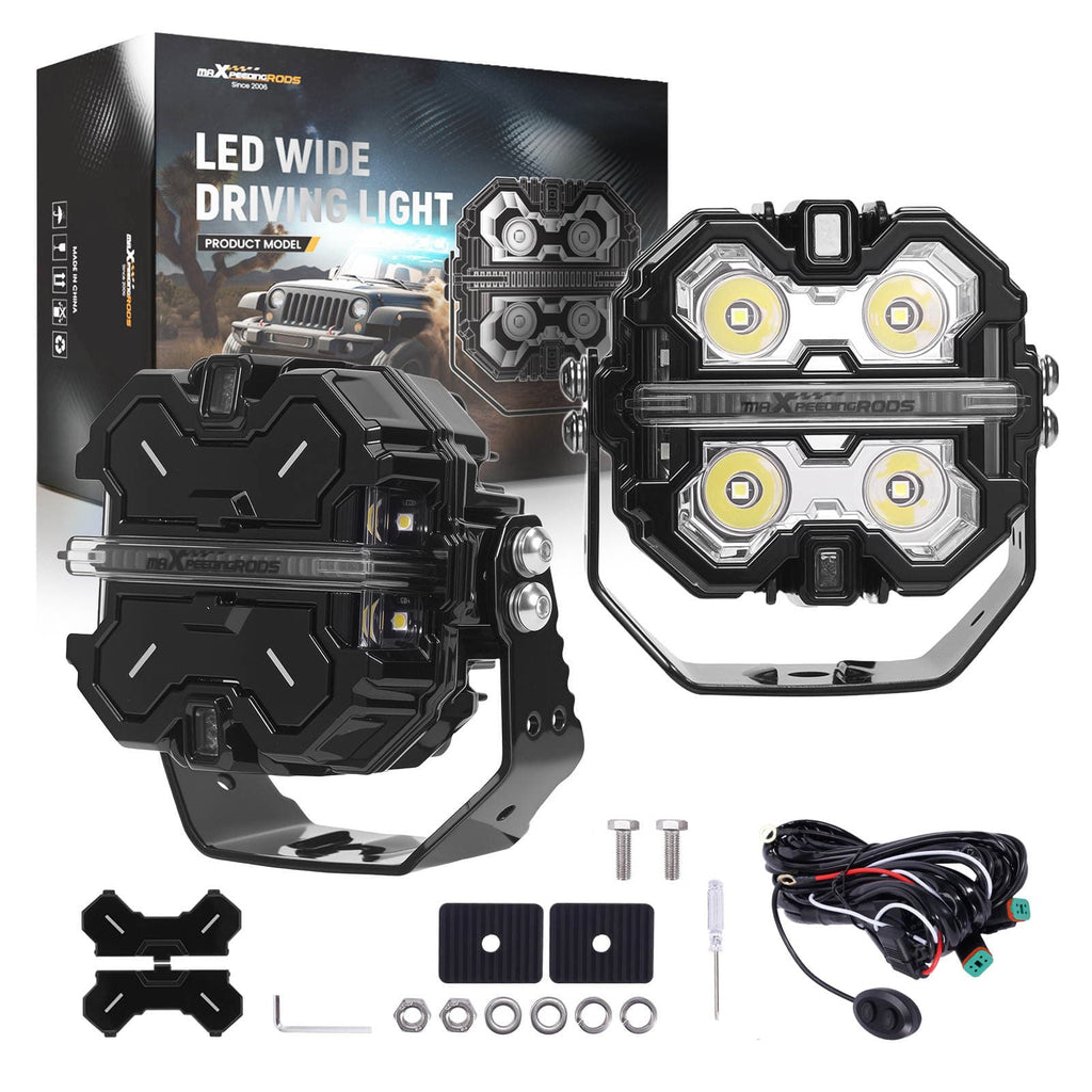 Neu 160W LED Zusatzscheinwerfer 3.5" Arbeitsscheinwerfer Spot DRL for Off Road