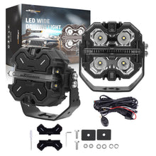Laden Sie das Bild in den Galerie-Viewer, Neu LED Zusatzscheinwerfer 3.5" 160W Spot Beam Seitenstrahler DRL for Off Road