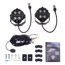 Laden Sie das Bild in den Galerie-Viewer, Neu LED Driving Pods 212W Round 5inch Spot Beam Lights RGB Background DRL Aluminum