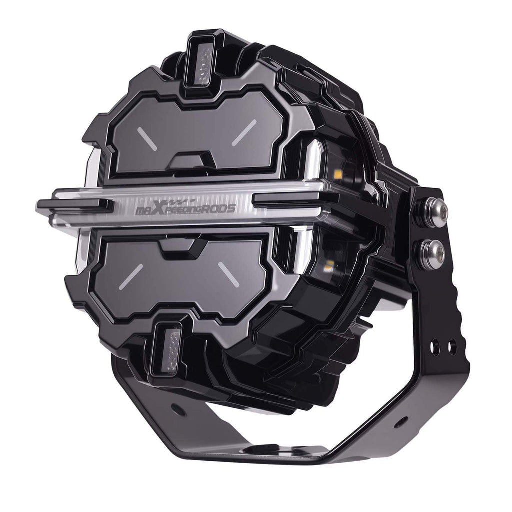 Neu 5 LED Zusatzscheinwerfer 21360LM Spot+Seitenlicht 270° Aluminium Weiß/Amber