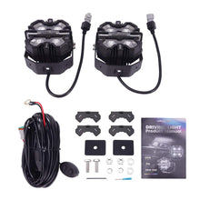 Laden Sie das Bild in den Galerie-Viewer, Neu Quadrat LED Arbeitsleuchte RGB DRL 212W For SUV 4X4 Marine Boot Weiss 6000K