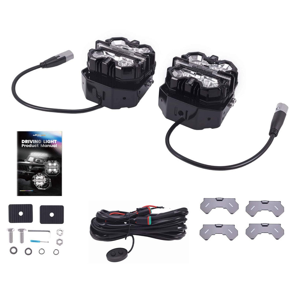 Neu 178W LED Scheinwerfer Arbeitsleuchte 5 IP68 Spot Beam Fahrlichter Weiß 6000K