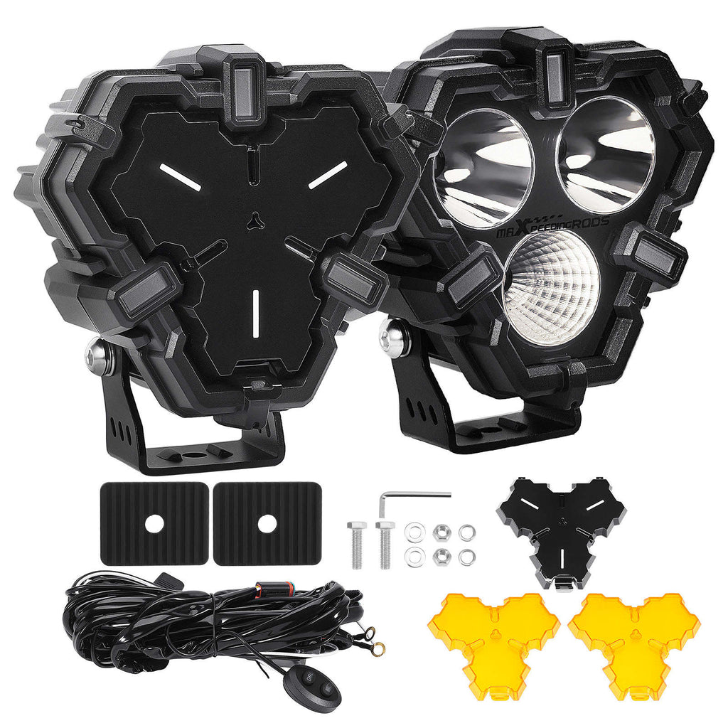 Neu 2x 5zoll LED Zusatzscheinwerfer Arbeitsscheinwerfer for Offroad SUV Traktor