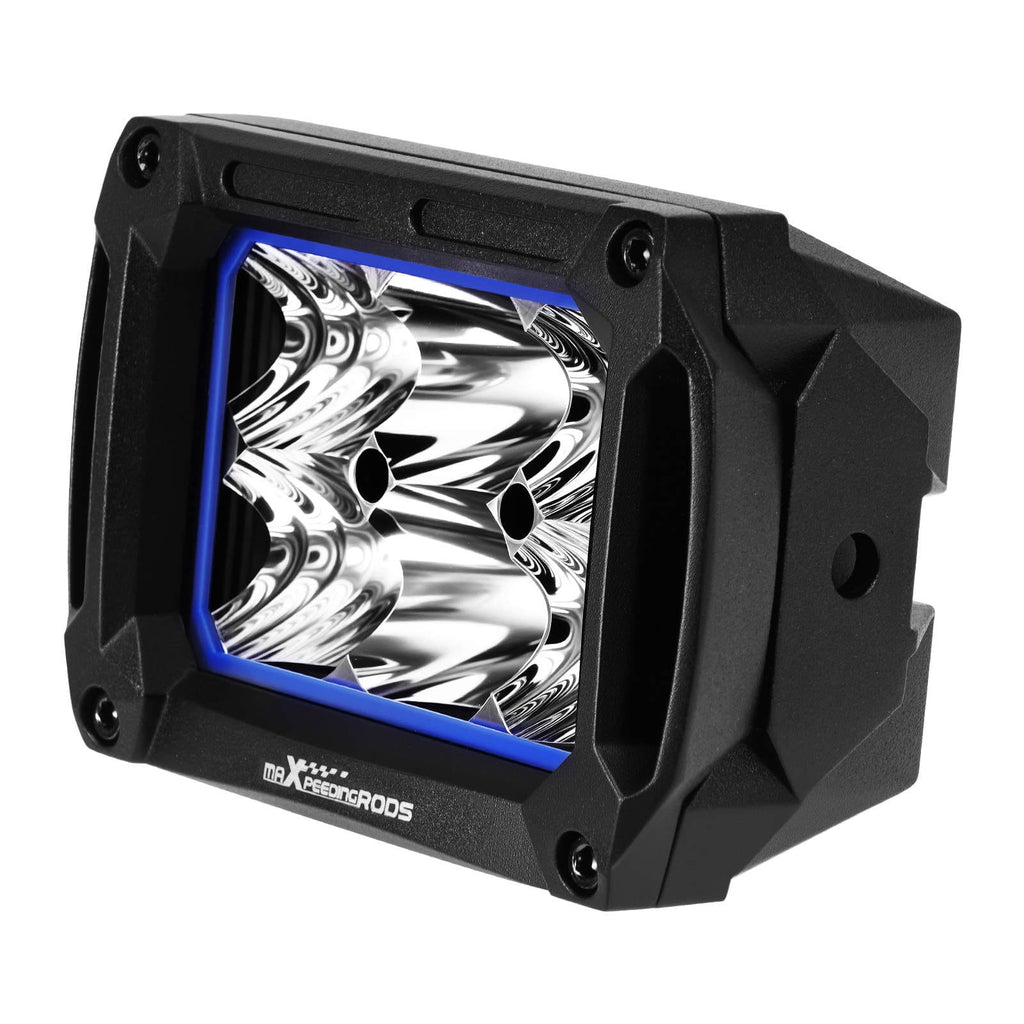 Neu 4.4 Zoll LED 60W for Offroad Traktor kompatibel für Jeep 6000LM Wasserdicht Combo 5700K