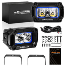 Laden Sie das Bild in den Galerie-Viewer, Neu 2 Stück LED Driving Offroad Zusatzscheinwerfer Arbeitsscheinwerfer mit Kabel