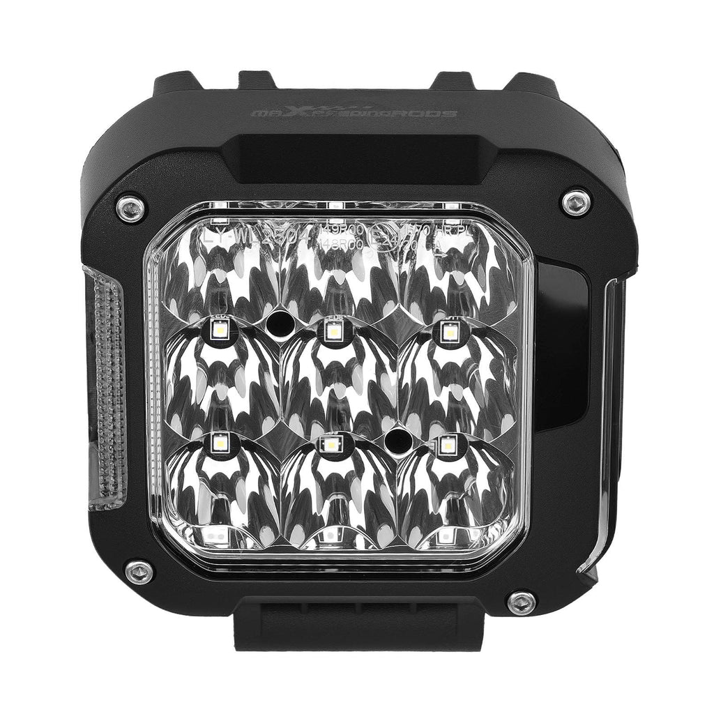 Neu 2x 4zoll LED Zusatzscheinwerfer mit Gelb Tagfahrlicht DRL for Offroad SUV LKW