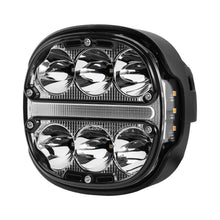 Laden Sie das Bild in den Galerie-Viewer, Neu 2x 5 LED Zusatzscheinwerfer mit Gelb Tagfahrlicht DRL for Offroad SUV LKW