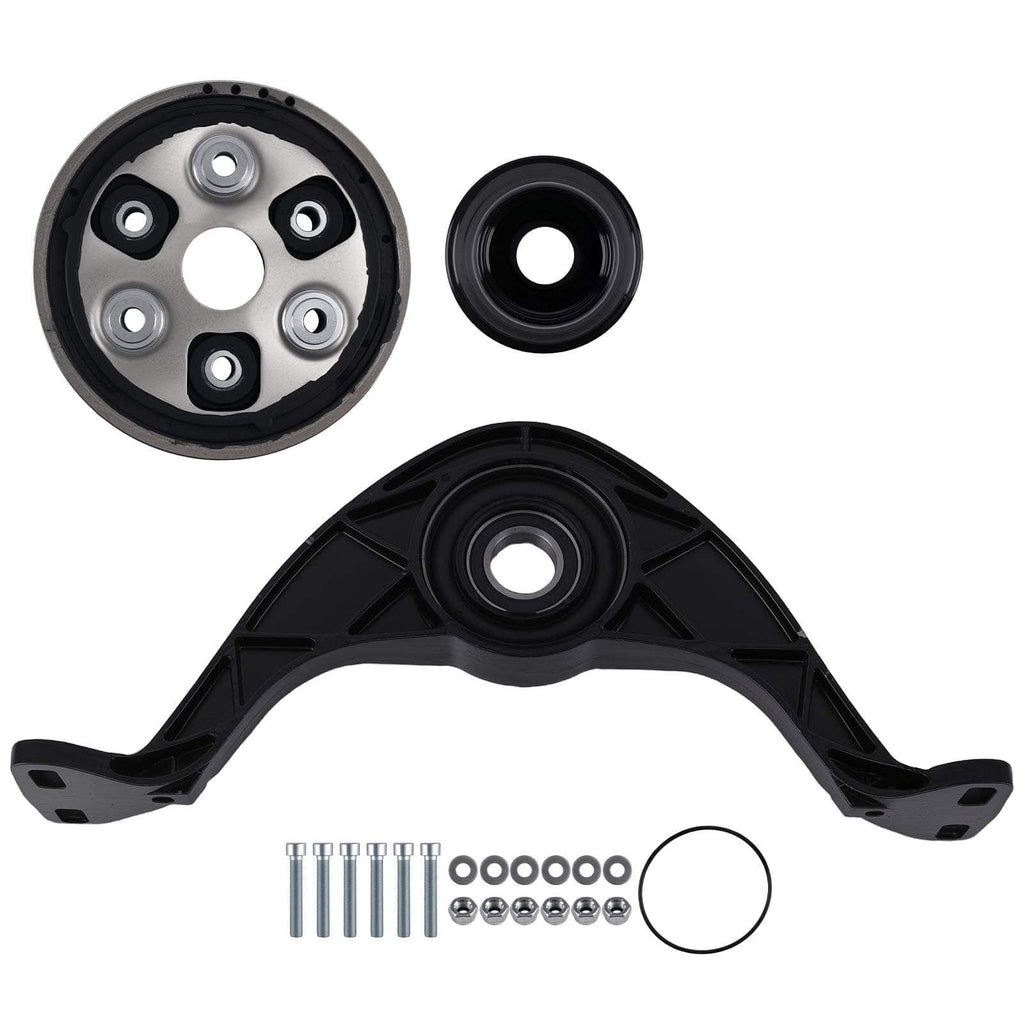Neu Hardyscheibe Kardanwelle + Mittellager Gelenkwelle kompatibel für VW Tiguan kompatibel für Audi Q3 40857