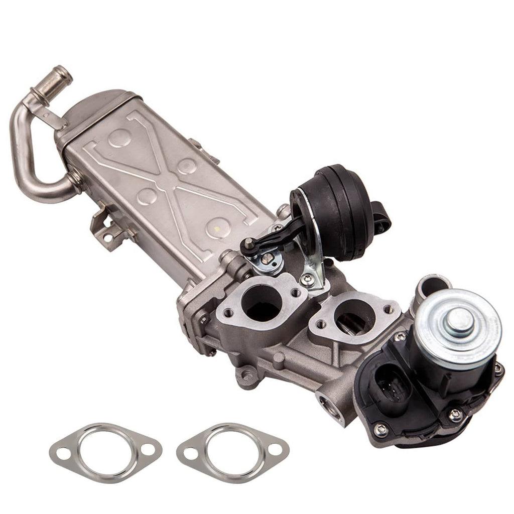 Neu AGR Ventil Abgaskühler kompatibel für VW Golf Jetta Passat kompatibel für Seat Altea Leon kompatibel für Audi 1.6 2.0 TDI