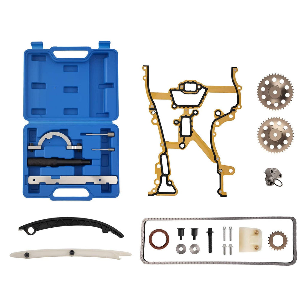 Neu Kompletter Steuerkettensatz + Einstellwerkzeug kompatibel für Opel Corsa C D Astra G H 1.0