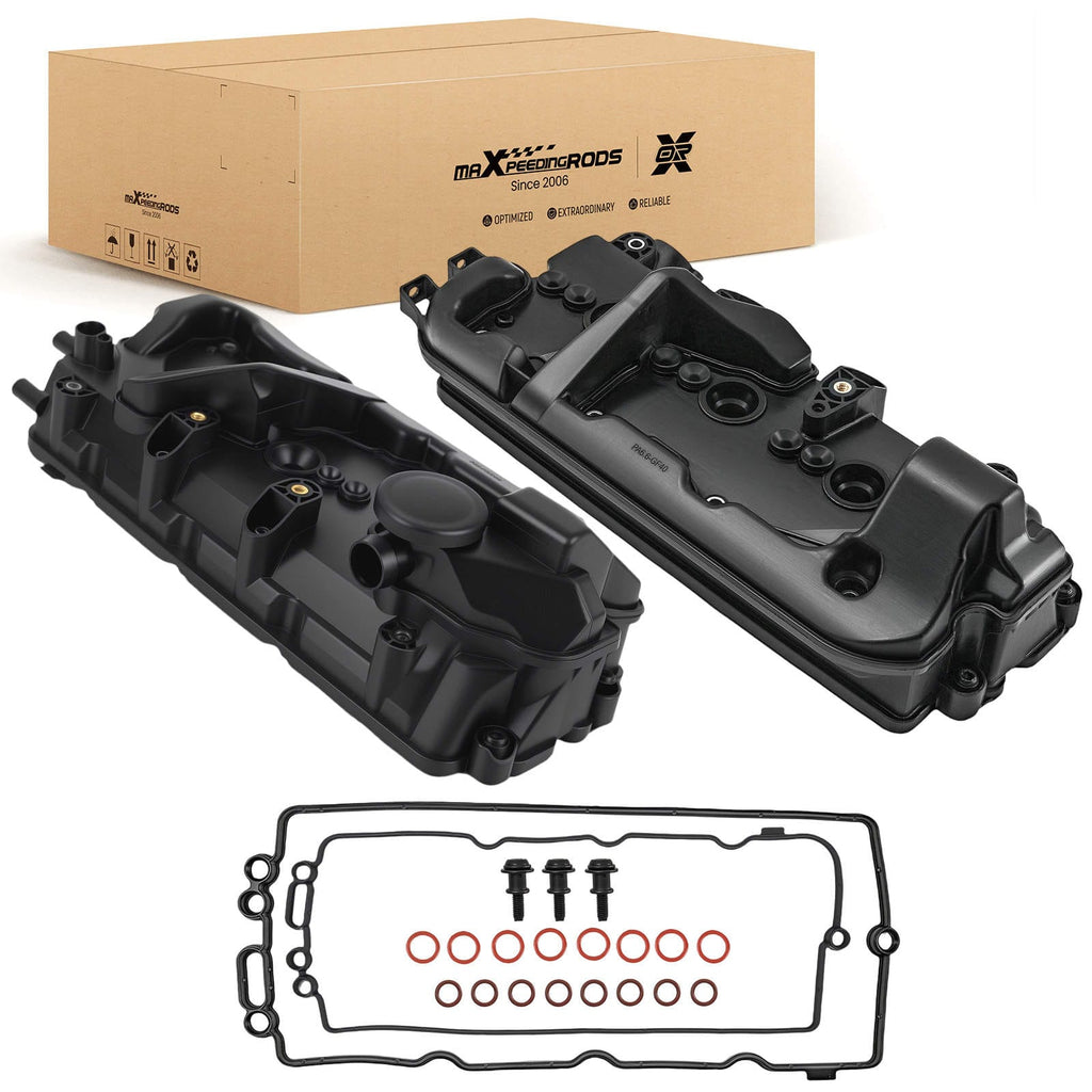 Neu 2x Motorventildeckel Set kompatibel für Audi A4 A5 A6 Q5 Q7 Q8 3.0 TDI kompatibel für VW Touareg 2010-2024