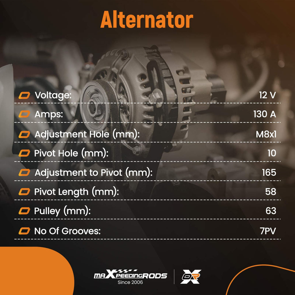 Neu Lichtmaschine Generator 12V 130A kompatibel für Toyota Hilux kompatibel für Hiace Land Cruise Prado