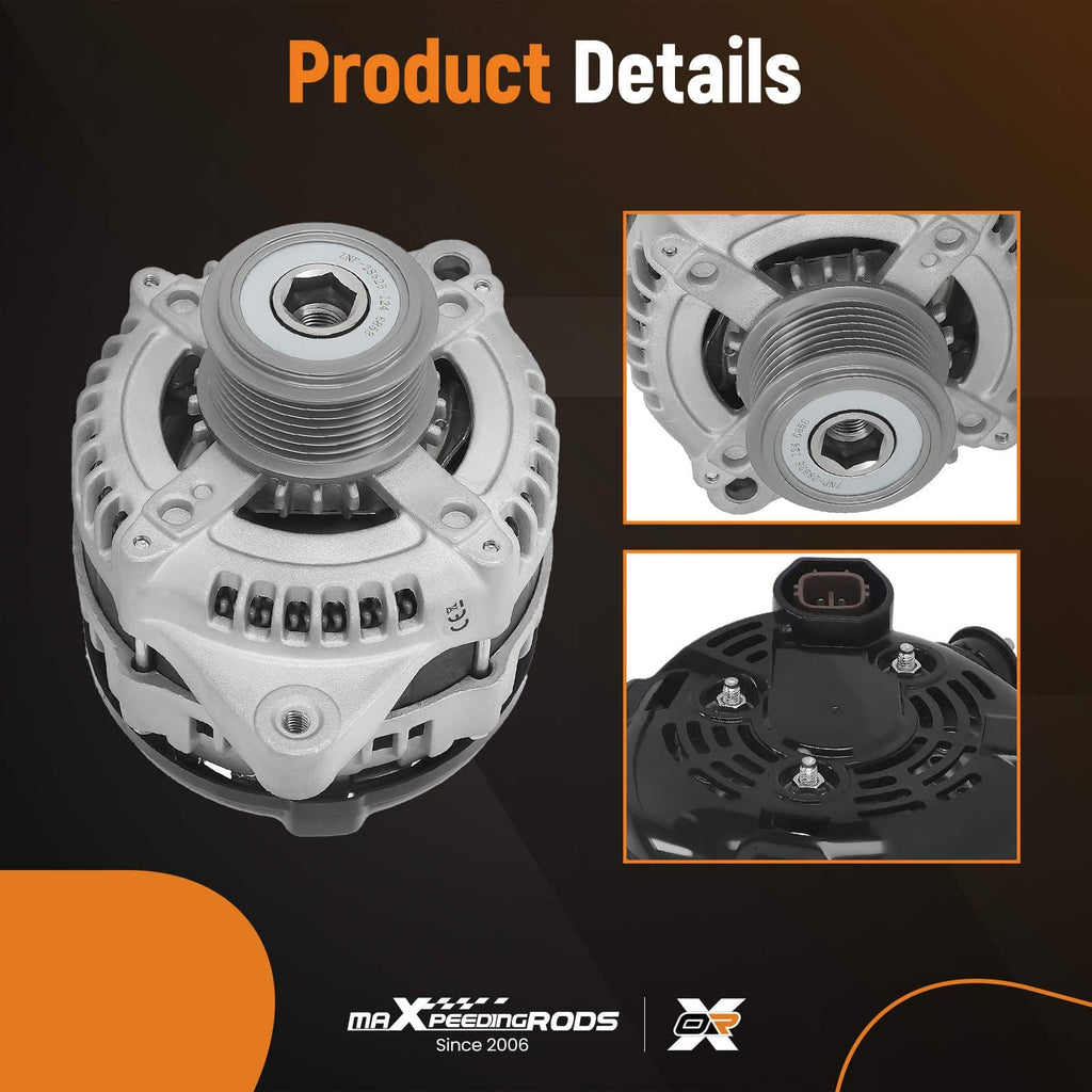 Neu Lichtmaschine Generator 12V 130A kompatibel für Toyota Hilux kompatibel für Hiace Land Cruise Prado