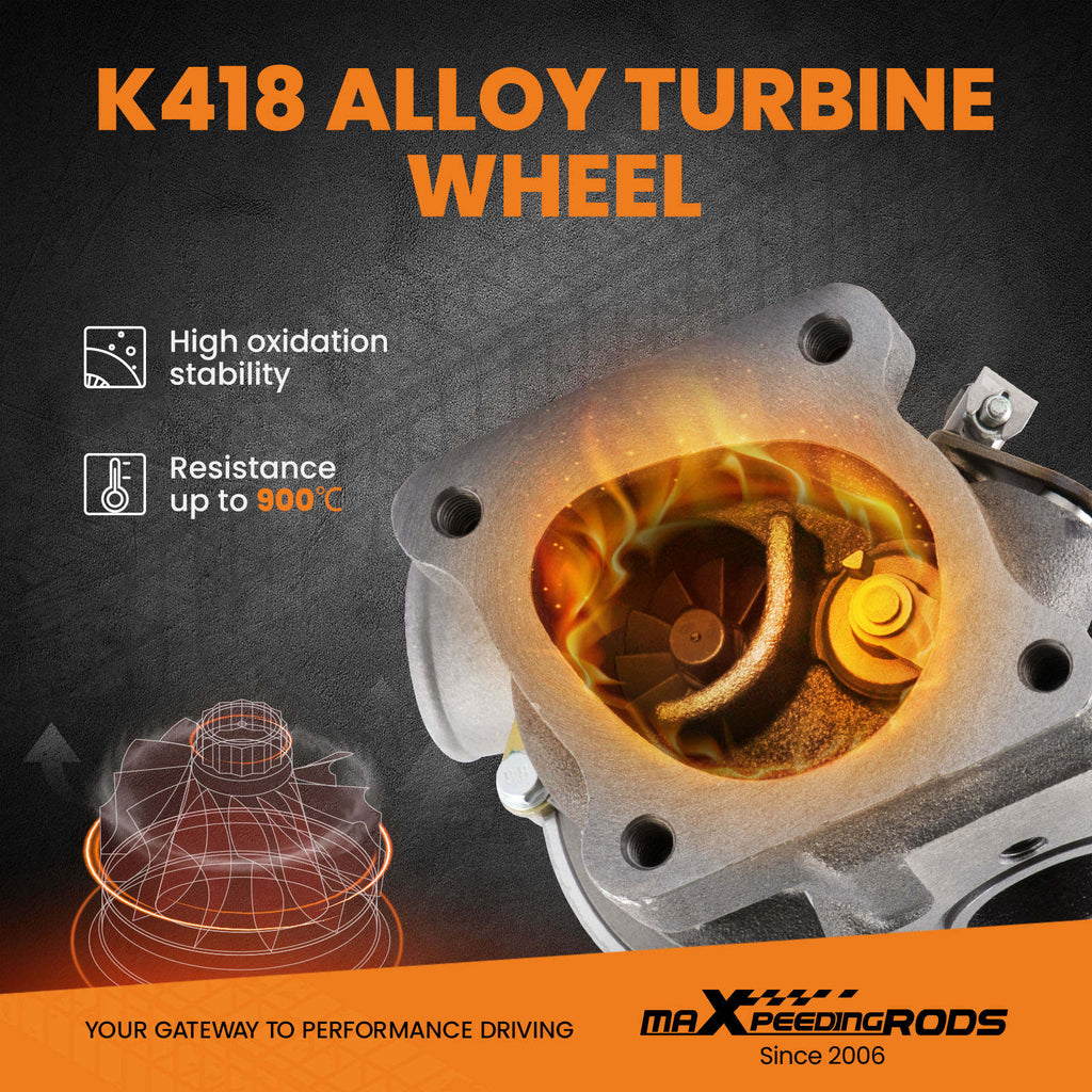Neu K04 025 Turbolader kompatibel für Audi RS4 S4 A6 2.7T Upgrade 53049880025 078145701S