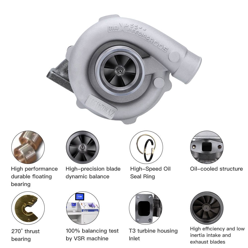 Neu T3 T4 T04E Turbolader 400PS .57 A.R Universal 4/6 Zyl. 2.5L-3.5L Upgrade