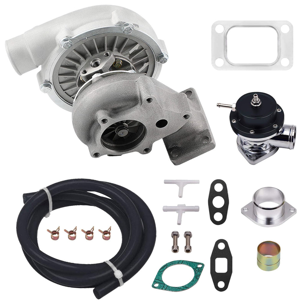 Neu Turboalder Turbo T04E T3/T4 .63 A/R 1.5 - 2.5L 400PS Universal 4/6 Zylinder BOV